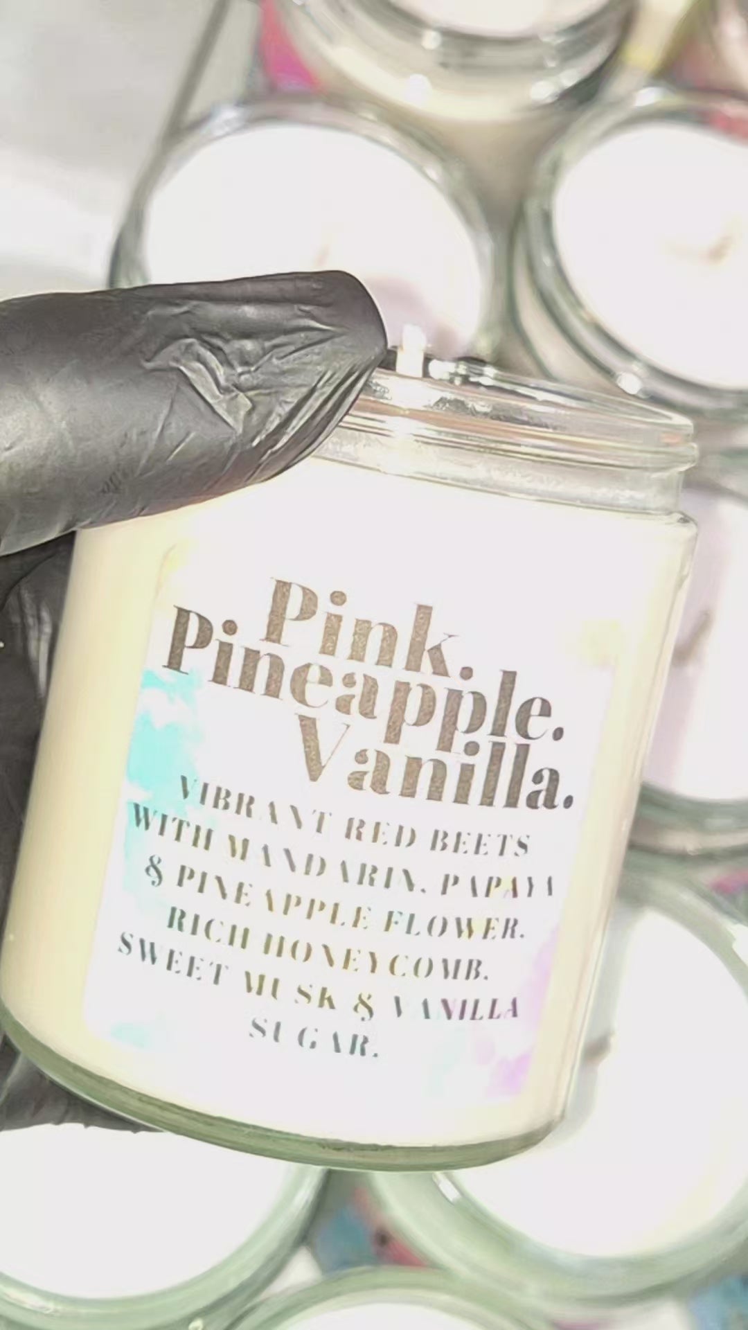 Pink pineapple vanilla