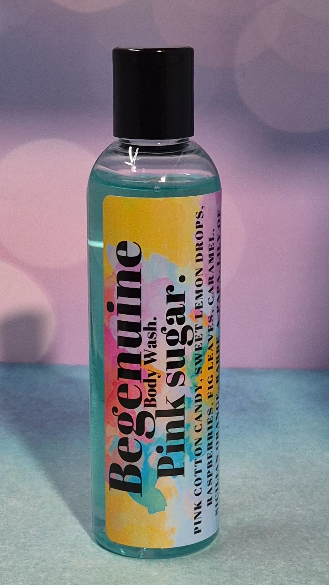Pink sugar body wash